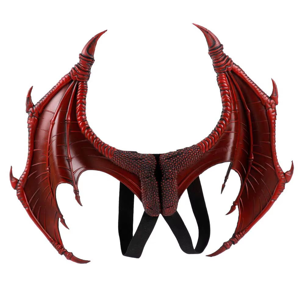 4 Colors Halloween 3D Dragon Wings Carnival Dragon Costume Party Cosplay Wings Prop Decor Mardi Gras Dragon Wings Props Costume