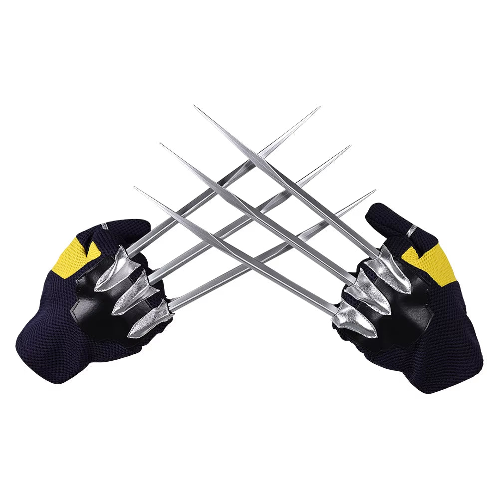 Dead Cosplay Wolf Logan Cosplay Belt Gloves Claws Fantasia Disguise for Men Superhero Halloween Carnival Costume Accessories