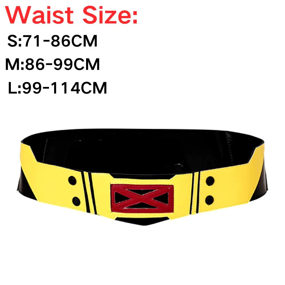 Dead Cosplay Wolf Logan Cosplay Belt Gloves Claws Fantasia Disguise for Men Superhero Halloween Carnival Costume Accessories