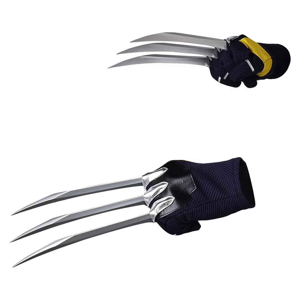 Dead Cosplay Wolf Logan Cosplay Belt Gloves Claws Fantasia Disguise for Men Superhero Halloween Carnival Costume Accessories