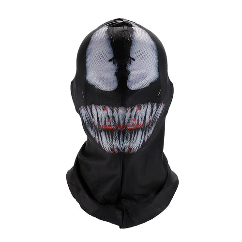 Venom Balaclava Mask Cosplay Outdoor Superhero Motorcycles Riding Skull Face Shield Halloween Party Dress up Costume Props