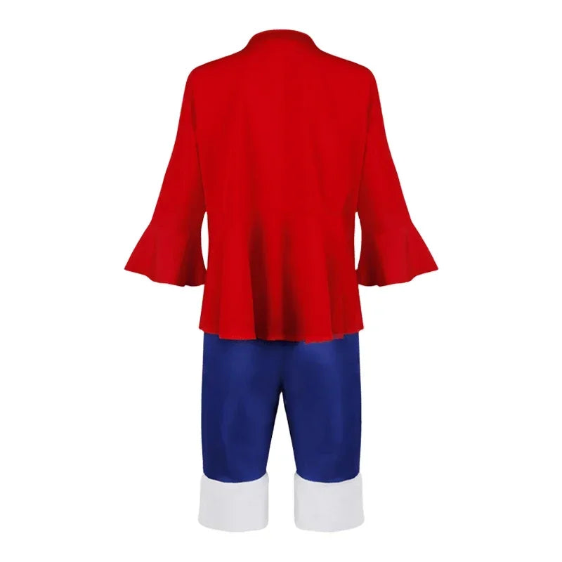 Cosplay de Monkey D. Luffy, déguisement d'Halloween pour hommes, garçons
