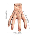 Wednesday Thing Hand Figurine Addams Ornament Latex Sculpture Family Home Decoration Desktop Craft Decoration Halloween Toy Prop