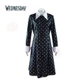 Wednesday Addams Dress the Addams Family Nevermore Academy Cosplay Costume School Uniform Suit Set Male Female Students Clothing