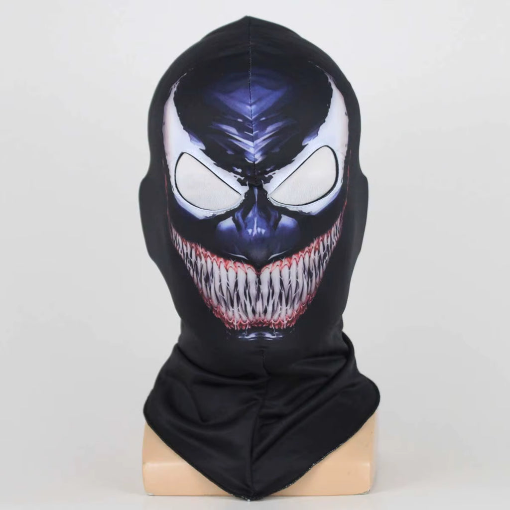 Venom Balaclava Mask Cosplay Outdoor Superhero Motorcycles Riding Skull Face Shield Halloween Party Dress up Costume Props