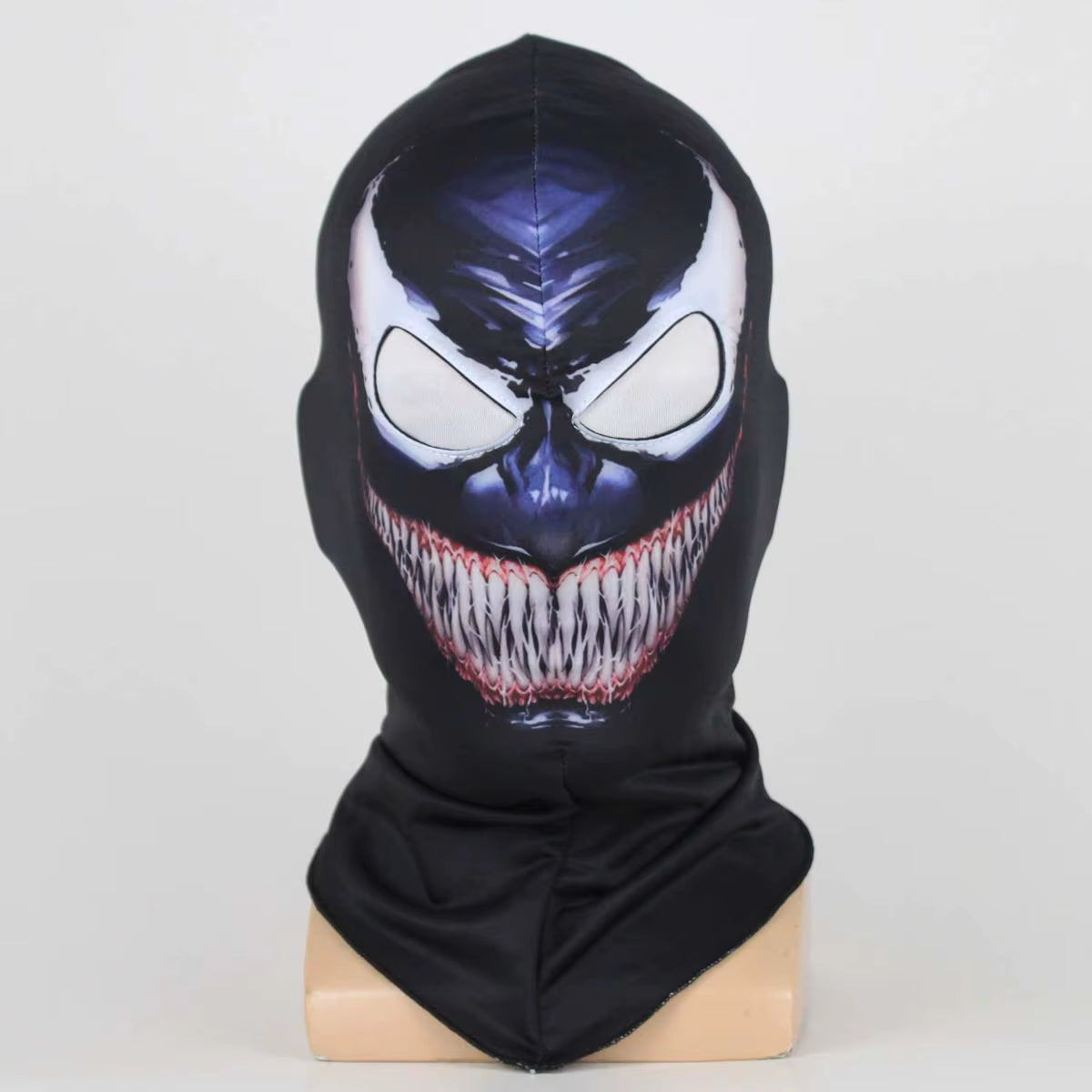 Venom Balaclava Mask Cosplay Outdoor Superhero Motorcycles Riding Skull Face Shield Halloween Party Dress up Costume Props