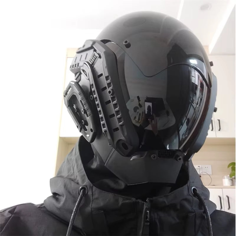 Cyber Punk Mask for Man and Women Cosplay Warrior Masks Party Music Festival Accessory Christmas Halloween Coolplay Army Mask