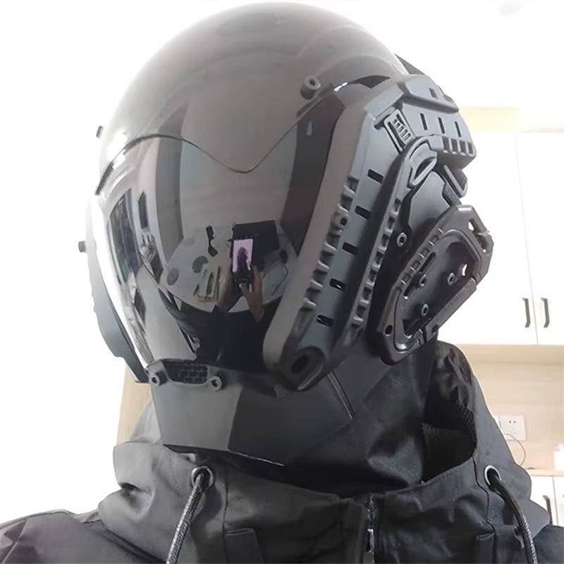 Cyber Punk Mask for Man and Women Cosplay Warrior Masks Party Music Festival Accessory Christmas Halloween Coolplay Army Mask