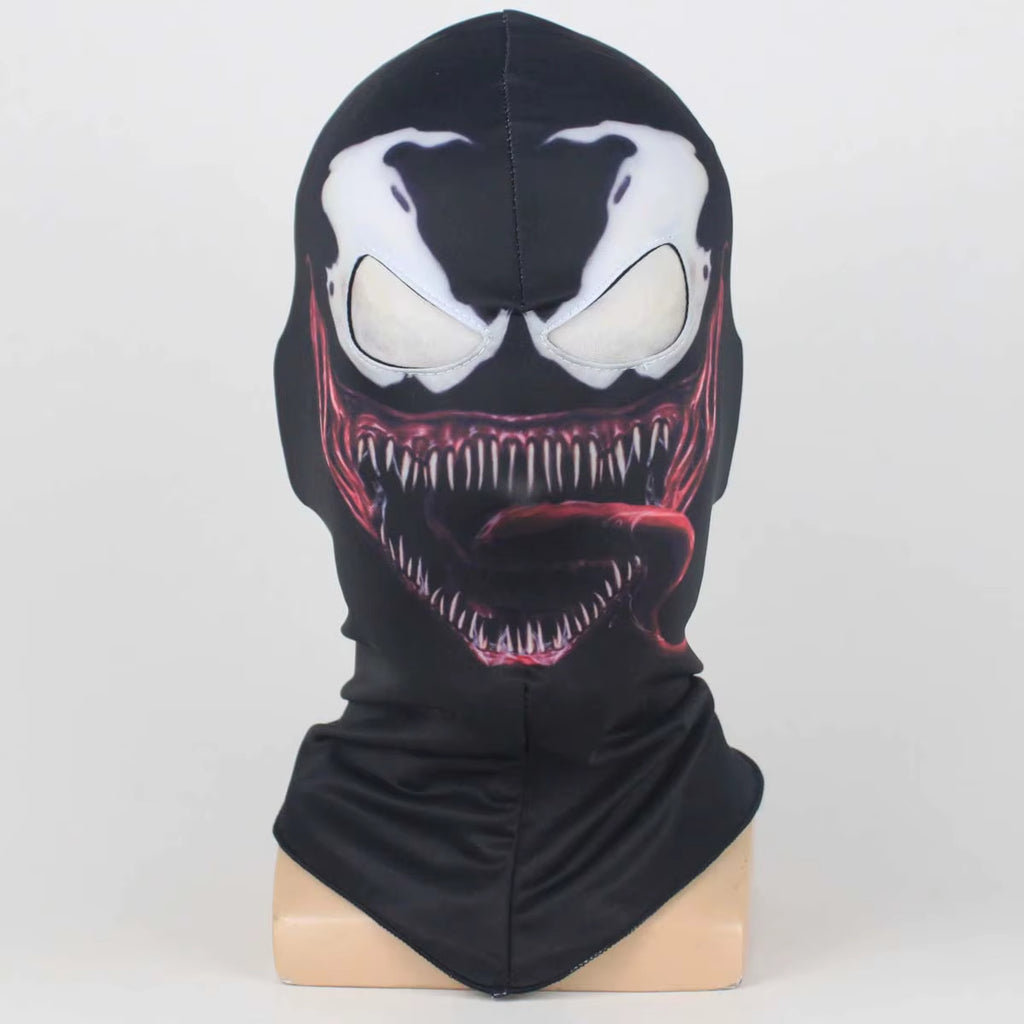 Venom Balaclava Mask Cosplay Outdoor Superhero Motorcycles Riding Skull Face Shield Halloween Party Dress up Costume Props